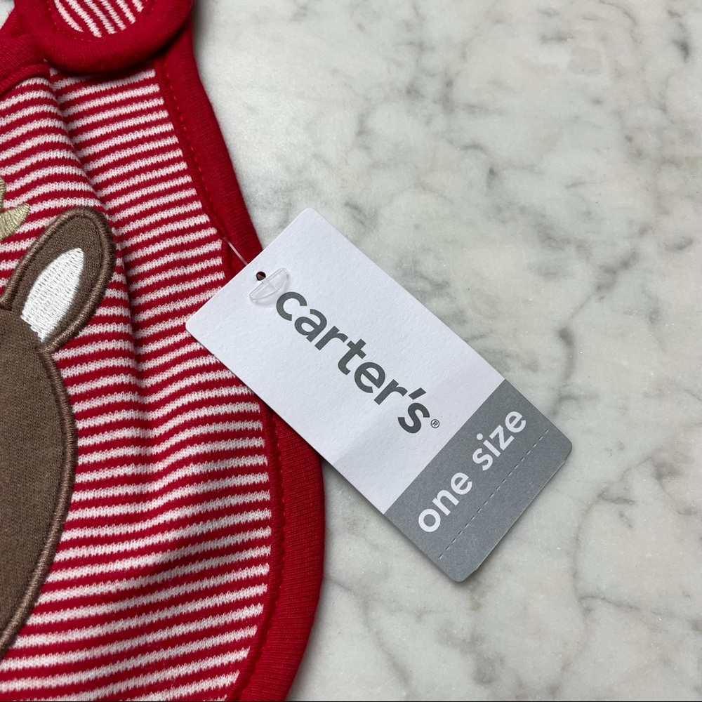 Carter's Mommy's First Mate Nautical Set Outfit Onesie Christmas Bib Bundle - Picture 3 of 10